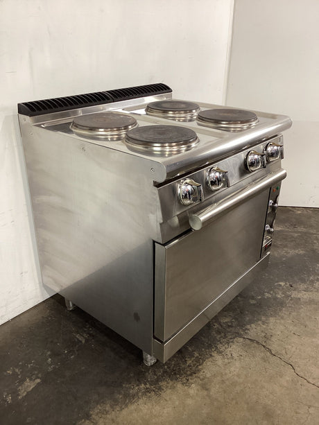 Baron Q70PCF/E800 Four Burner Cooktop with Electric Oven - Whisk Hospitality - 797395