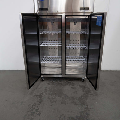Atosa YBF9239GR 2 Solid Door Upright Fridge/Freezer Combo - Whisk Hospitality - 911323