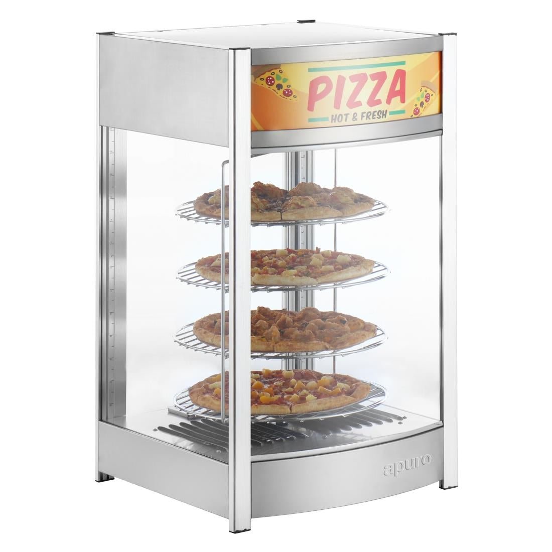 Apuro Heated Pizza Display Merchandiser JB188 - A - Whisk Hospitality - JB188-A