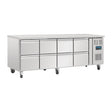 Polar U - Series Eight Drawer Gastronorm Counter Fridge DA549 - A - Whisk Hospitality - DA549-A