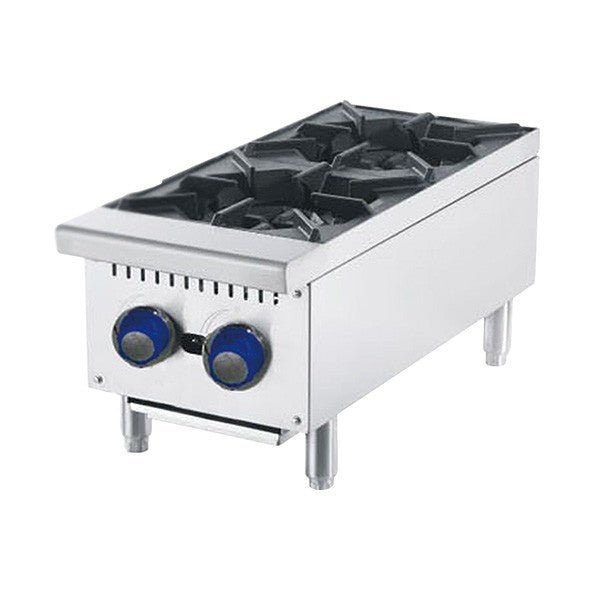 Cookrite 2 BURNER COOK TOPS W310 X D700 X H333 COOKRITE ATHP - 12 - 2 - NG - Whisk Hospitality - ATHP-12-2-NG