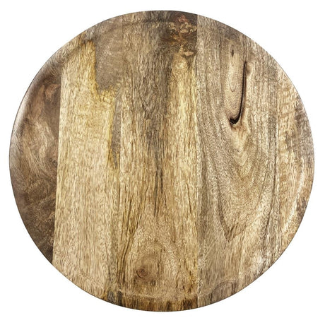 Olympia Revolving Cake Stand Mango Wood - 330x40mm HY756 - Whisk Hospitality - HY756