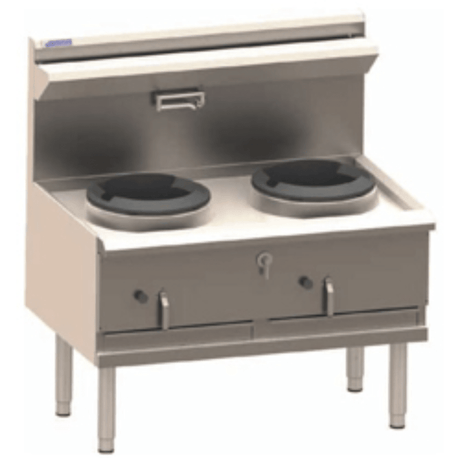 Luus WZ - 2C Waterless Wok 2 Chimney Burner - Whisk Hospitality - 3PA-4119-WZ2C