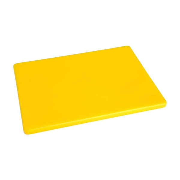 Hygiplas Low Density Chopping Board Yellow - 305x229x12mm GH796 - Whisk Hospitality - GH796