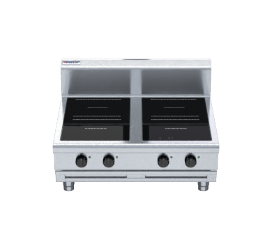 Waldorf 800 Series Rnl8816Gec 1200Mm Gas Range Electric Convection Oven Low Back Version - Whisk Hospitality - RNL8816GEC