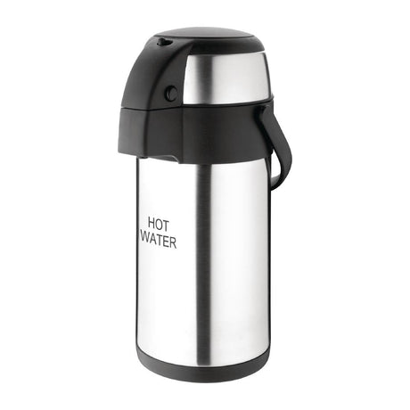 Airpot St/St - 3Ltr 'HOT WATER' DP129 - Whisk Hospitality - DP129