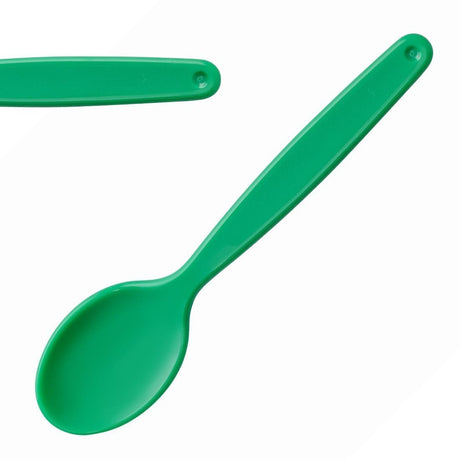 Olympia Kristallon Polycarbonate Spoon Green - 170mm (Pack 12) DL124 - Whisk Hospitality - DL124