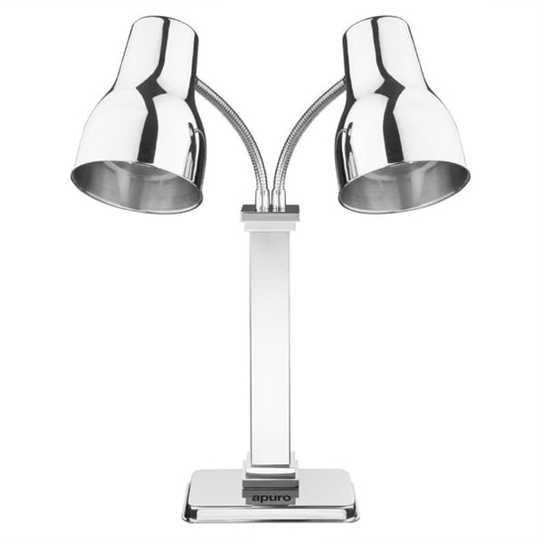 Apuro Carving Station Double Heating Lamp Stainless Steel - 500watt JA869 - A - Whisk Hospitality - JA869-A