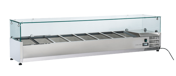 Anvil 1800 Glass Refrigerated Ingredient Well VRX1800 - Whisk Hospitality - VRX1800