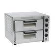 BakerMax Compact Countertop Double Deck Electric Pizza Oven EP - 2T/15 - Whisk Hospitality - EP-2T/15