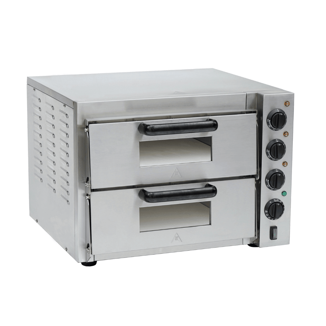 BakerMax Compact Countertop Double Deck Electric Pizza Oven EP - 2T/15 - Whisk Hospitality - EP-2T/15