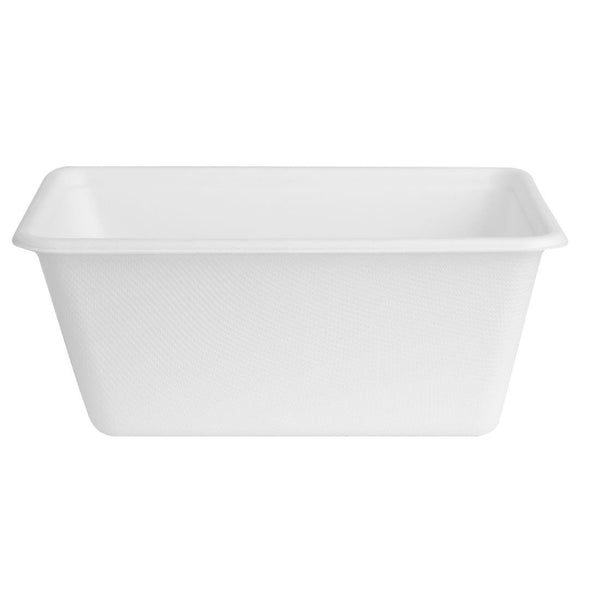 Fiesta Compostable Bagasse Food Container Base - 1000ml (Pack 100) HW036 - Whisk Hospitality - HW036