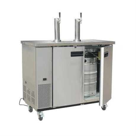 Polar G - Series Direct Draw Beer Dispenser (2 Keg 2 Tap) Stainless Steel GE633 - A - Whisk Hospitality - GE633-A