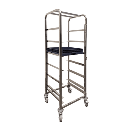 Dishwasher Basket Trolley / Stand - 6 Tiers - 550mm*500mm*1800mm - Whisk Hospitality - 404092