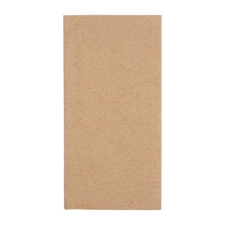 Fiesta Recyclable 40cm 2 ply 8 Fold Recycled Kraft Dinner Napkin (Pack 2000) FE250 - Whisk Hospitality - FE250