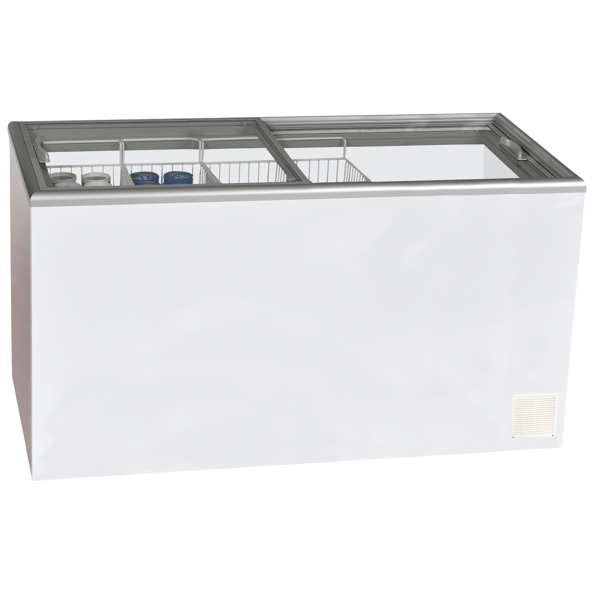 Nova 6 GSL 602L Flat Top Chest Freezer with Glass Sliding Lids - Whisk Hospitality - Nova-6-GSL