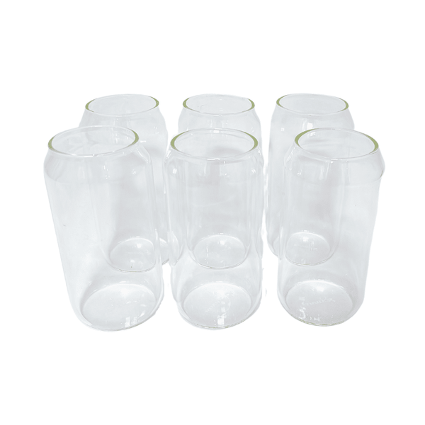 Classic Glass Can Tumbler 500ml – Set of 6 - Whisk Hospitality - JGTCC500