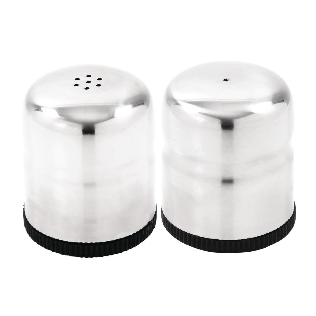 Mini Salt & Pepper Shaker Set St/St P043 - Whisk Hospitality - P043