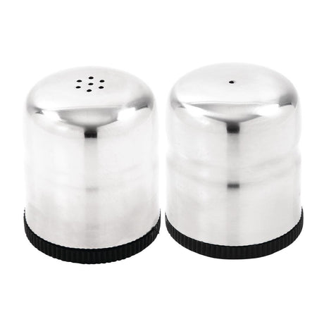Mini Salt & Pepper Shaker Set St/St P043 - Whisk Hospitality - P043