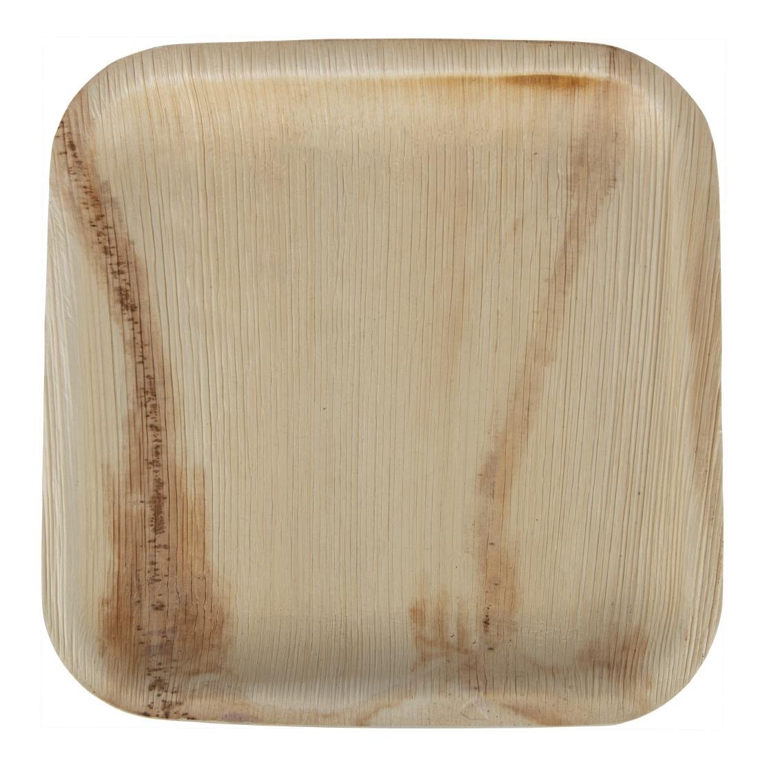 Fiesta Compostable Palm Leaf Plates Square - 200x200mm (Pack 100) HT872 - Whisk Hospitality - HT872