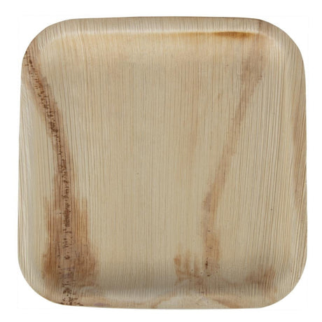 Fiesta Compostable Palm Leaf Plates Square - 200x200mm (Pack 100) HT872 - Whisk Hospitality - HT872