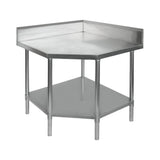 0900 - 6 - WBCB/H - Corner Workbench with 100mm Splashback, 900x900x900mm - Whisk Hospitality - 0900-6-WBCB/H