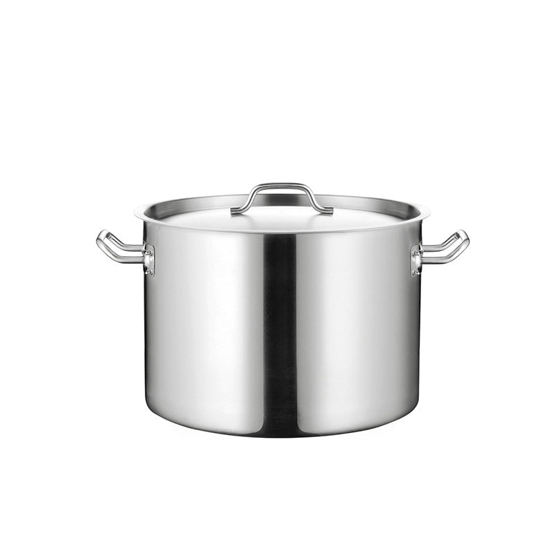 Stock Pot - (03) - IH - S/S 304 Stainless Steel - 32L - 400(˜)*260(H)mm - Whisk Hospitality - 70839