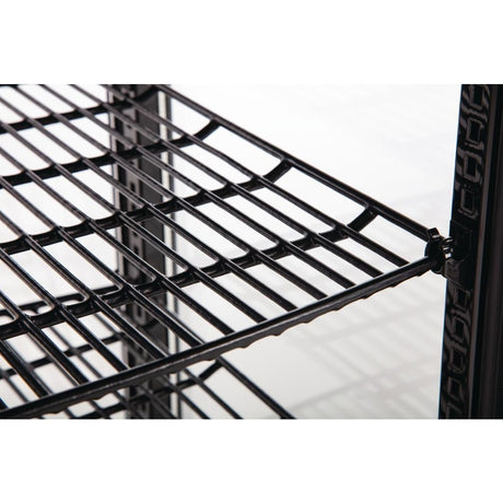 Polar C - Series Energy Efficient Curved Door Display Fridge Black - 235Ltr CX573 - A - Whisk Hospitality - CX573-A