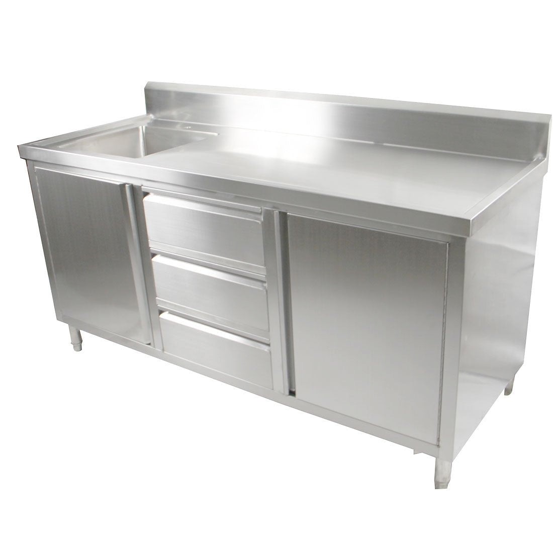 SC - 6 - 2100L - H Cabinet with Left Sink - Whisk Hospitality - SC-6-2100L-H