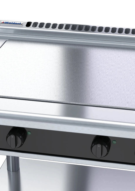 Waldorf Bold Rnl8140E Ls 900Mm Electric Solid Top Low Back Version Leg Stand - Whisk Hospitality - RNLB8104E-LS
