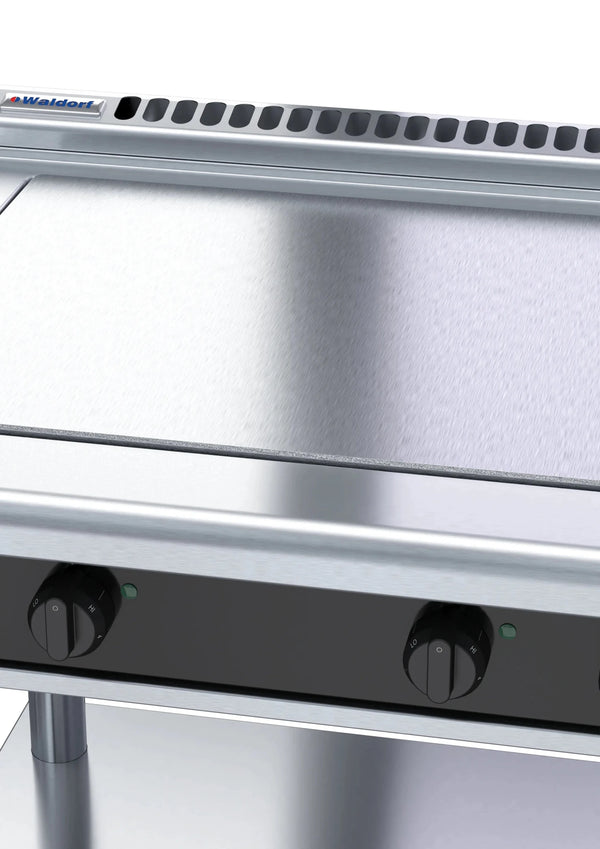 Waldorf Bold Rnl8140E Ls 900Mm Electric Solid Top Low Back Version Leg Stand - Whisk Hospitality - RNLB8104E-LS