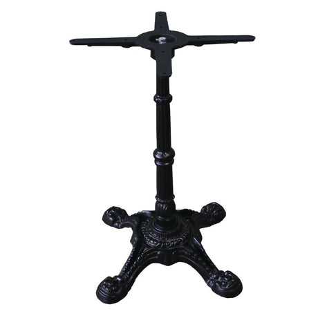 Bolero Cast Iron Ornate Table Leg Base CE155 - Whisk Hospitality - CE155