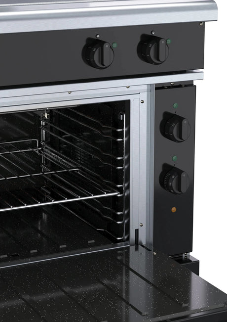 Waldorf Bold Rnb8114Ec 900Mm Electric Solid Top Convection Oven Range - Whisk Hospitality - RNB8114EC
