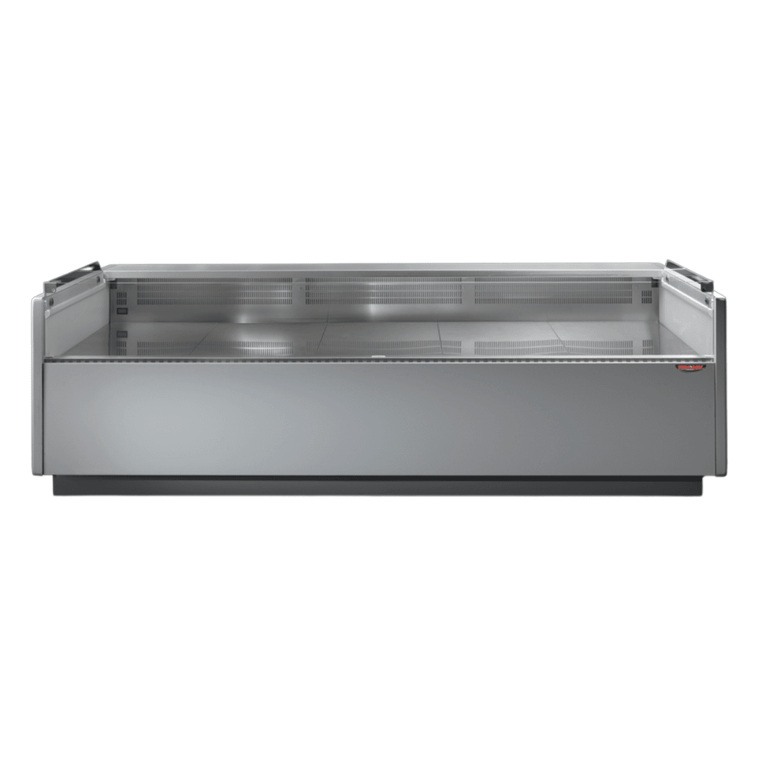 Tecnodom Serie MR80 Black 2000mm Self - serving Deli Display with Storage and Castors - TDMR - 0820SELF - Whisk Hospitality - TDMR-0820SELF