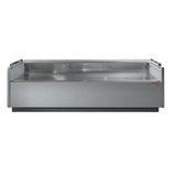Tecnodom Serie MR80 Black 2000mm Self - serving Deli Display with Storage and Castors - TDMR - 0820SELF - Whisk Hospitality - TDMR-0820SELF