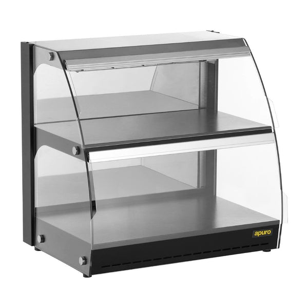 Apuro Self - Serve Heated Display Unit - Hinged Doors HW921 - A - Whisk Hospitality - HW921-A