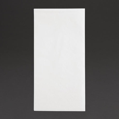 Fiesta Recyclable 40cm 2 ply 8 Fold White Dinner Napkin (Pack 2000) FE243 - Whisk Hospitality - FE243