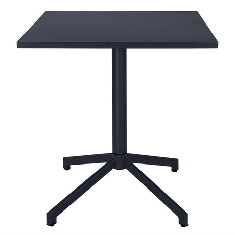 Bolero Porto Folding Table Slate Blue - 700x750mm HZ375 - Whisk Hospitality - HZ375