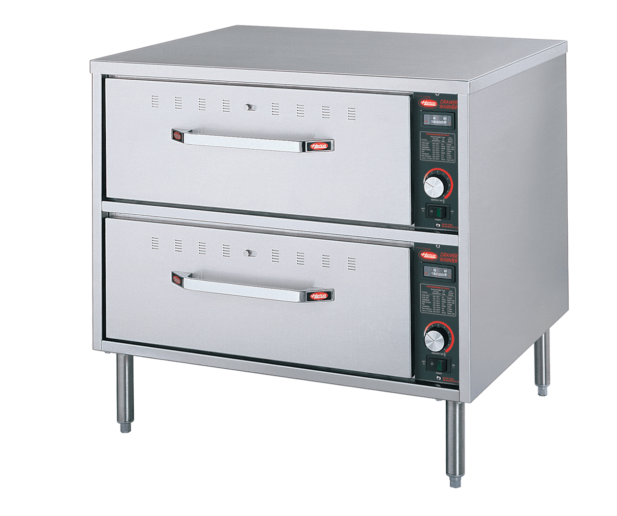 Hatco Freestanding Heated Drawer Warmer – 2 Drawer Model - Whisk Hospitality - HDW-2