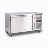 Bromic Under Bench Freezer - 282L - 2 Doors - Stainless Steel - Whisk Hospitality - UBF1360SD-NR