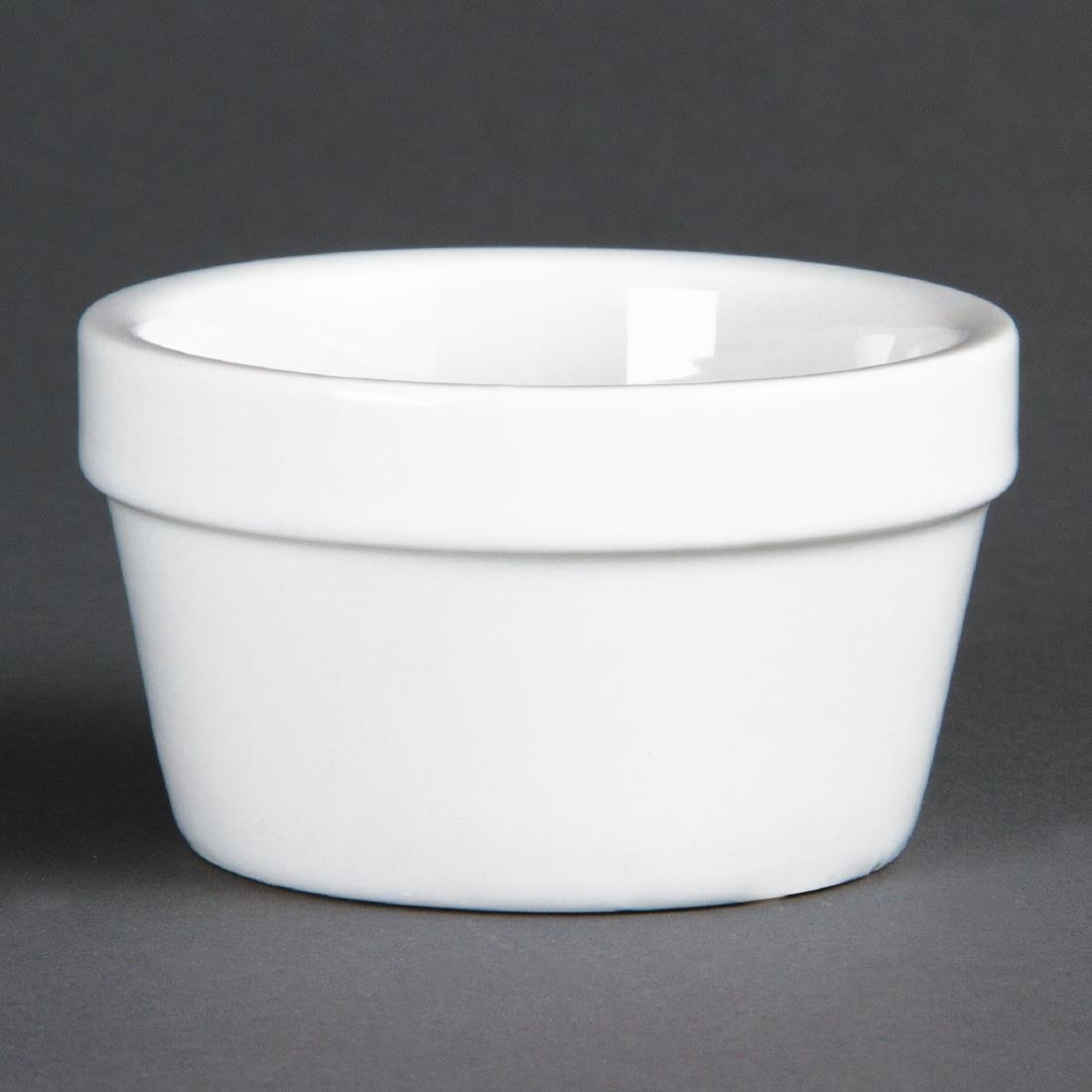 Olympia Tapas Ramekin White - 77mm 3" 45mm(H) (Box 6) DK826 - Whisk Hospitality - DK826