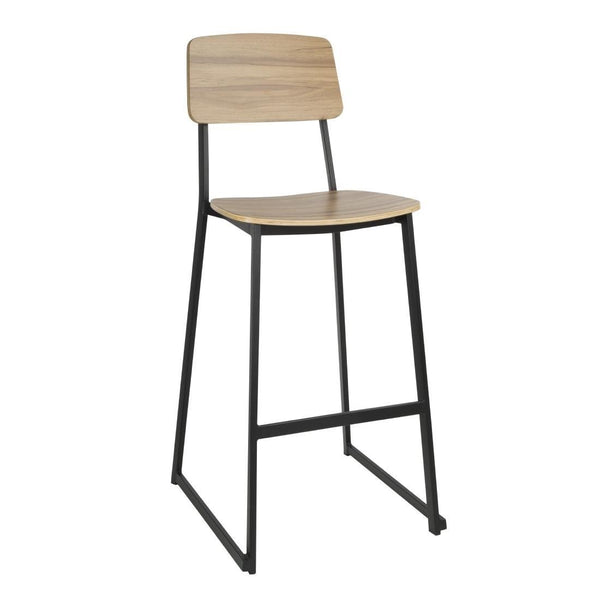 Bolero Beaufort Wooden Interior High Stools (Set 2) FU525 - Whisk Hospitality - FU525