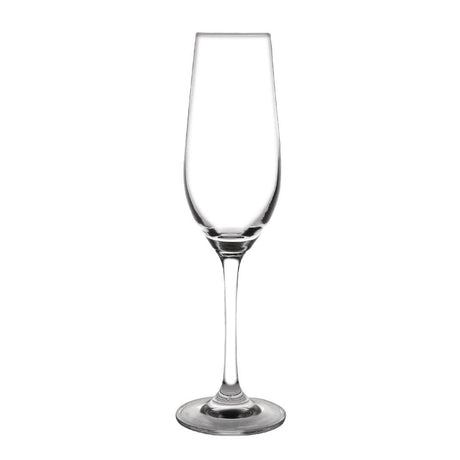 Olympia Crystal Chime Flute Glass - 225ml 8oz (7.5USoz) (Box 6) GF736 - Whisk Hospitality - GF736