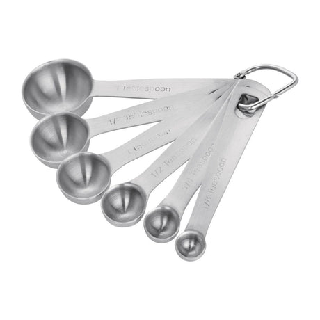 Vogue Measuring Spoons (Set 6) GL873 - Whisk Hospitality - GL873