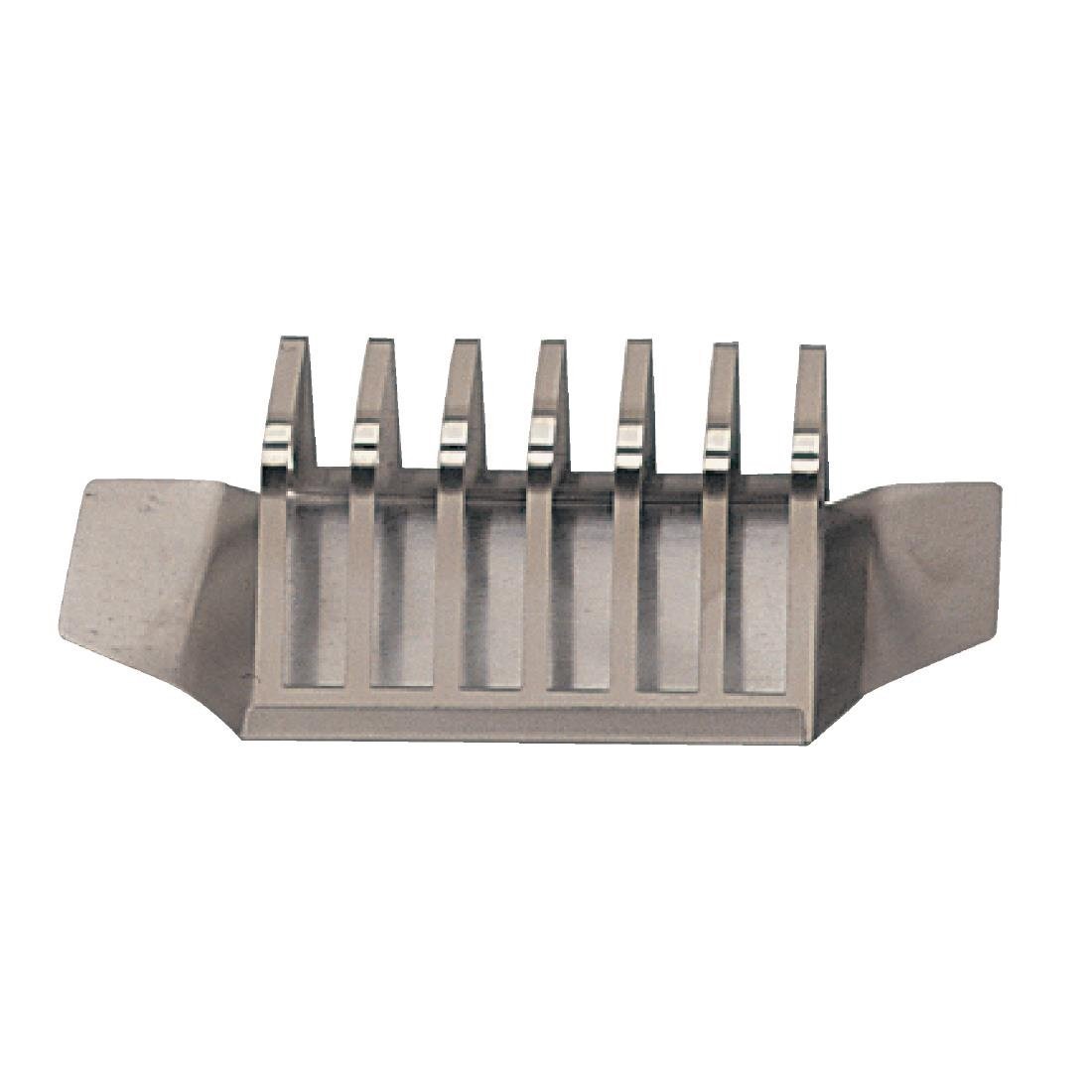 Toast Rack & Crumb Tray St/St - 6 Slot K411 - Whisk Hospitality - K411