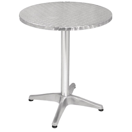 Bolero Round Table with Curved Edge Heavy Duty Base Dia - 60x72cm U425 - Whisk Hospitality - U425