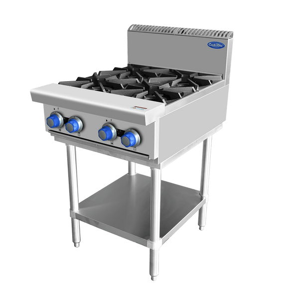 Cookrite 4 BURNER COOK TOP LPG AT80G4B - F - LPG - Whisk Hospitality - AT80G4B-F-LPG