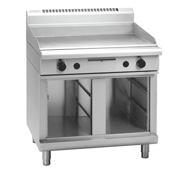 Waldorf 800 Series Gpl8900G Cb 900Mm Gas Griddle Low Back Version Cabinet Base - Whisk Hospitality - GPL8900G-CB