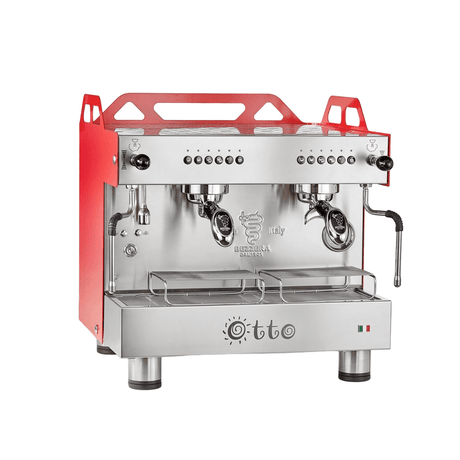 Bezzera OTTO Red Compact 2 Group Espresso Machine BZOTTOCDE2IR1 - Whisk Hospitality - BZOTTOCDE2IR1