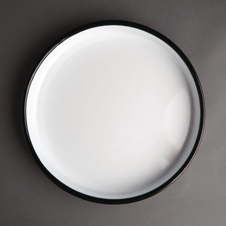 Olympia Enamel Serving Tray Round - 320(dia)x45(h)mm GM240 - Whisk Hospitality - GM240